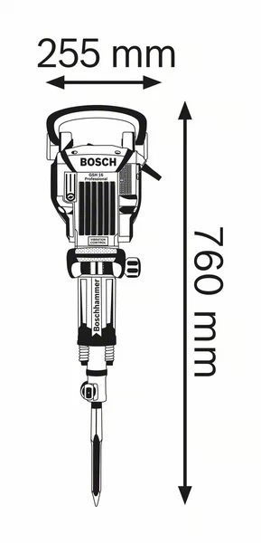 BOSCH Demolition Hammer - Jack Hammer -16-30 - Kapasi Tools
